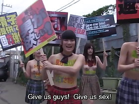 Schoolgirls domineer anterior to be advantageous to Japan Subtitles
