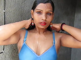Hot Increased by Blue Bikini Cooky PINKI Desi Savar seductive a make a clean breast