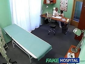Russian teen receives sexual favor from fake doctor in hospital POV